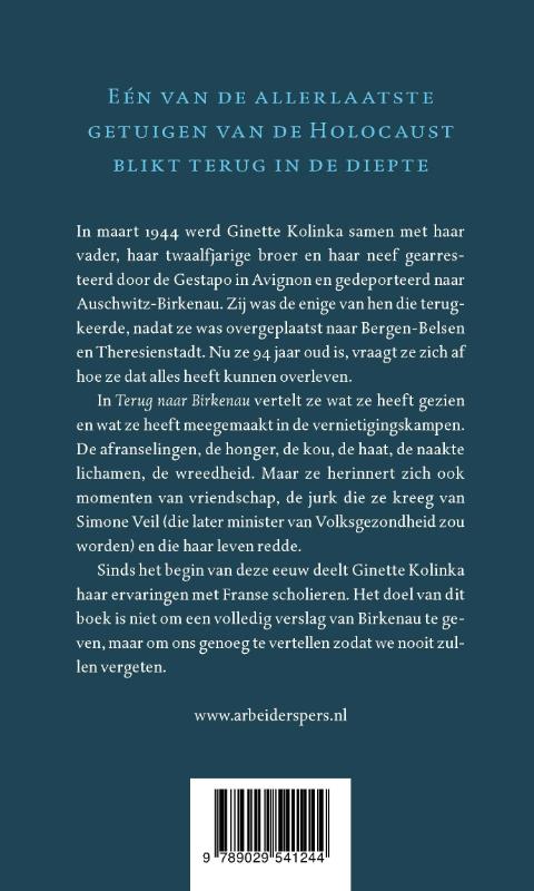 Terug naar Birkenau achterkant