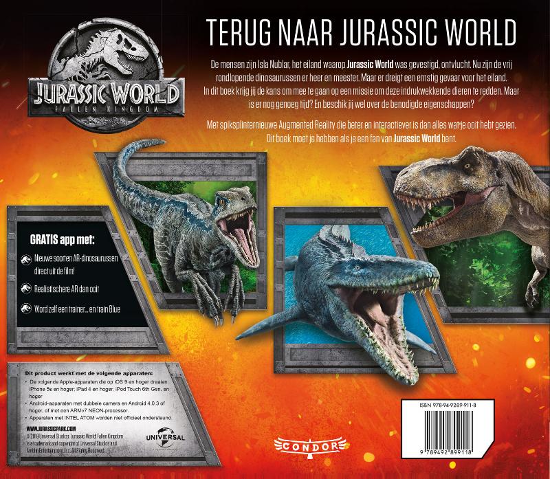 Jurassic World: Fallen Kingdom achterkant