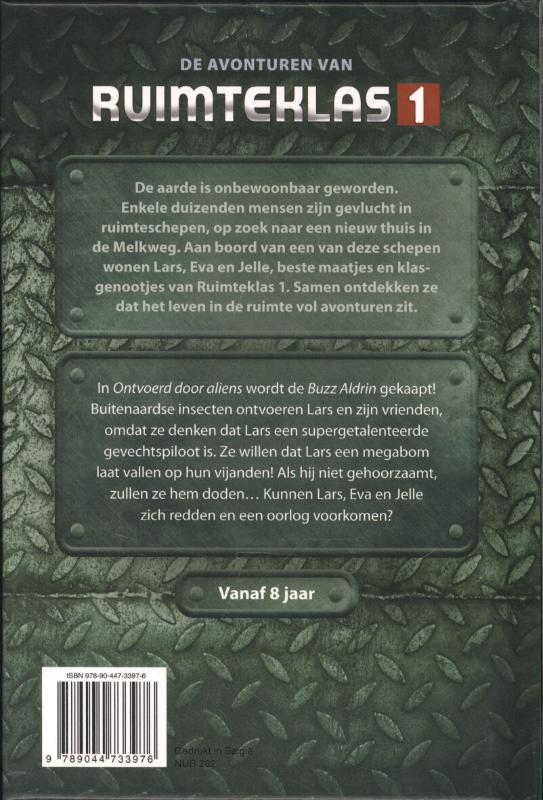 Ontvoerd door Aliens / De avonturen van ruimteklas 1 achterkant