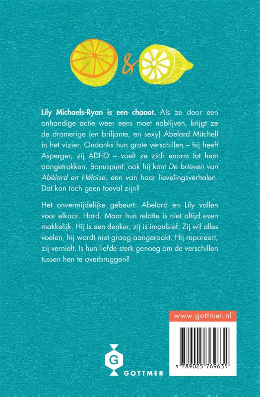 De liefdesbrieven van Abelard en Lily achterkant