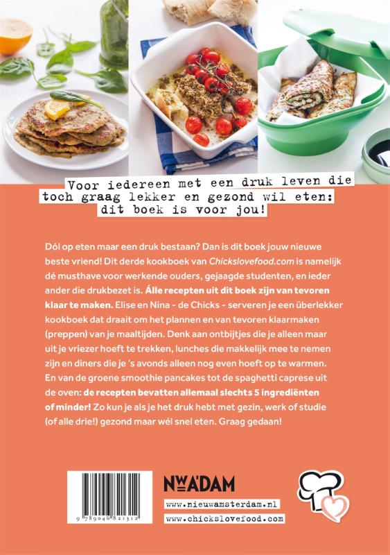 Het meal planning-kookboek / Chickslovefood achterkant