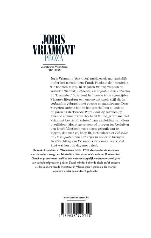 Joris Vriamont achterkant