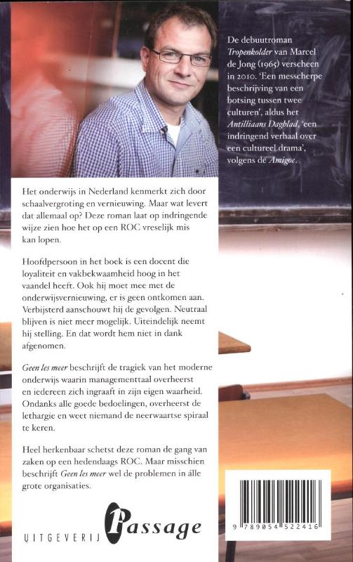 Geen les meer achterkant