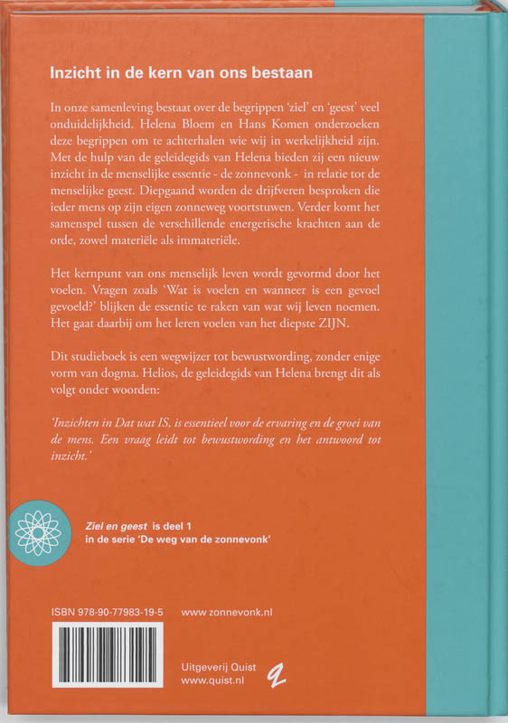 De Weg Van De Zonnevonk Deel 1 Ziel En Geest achterkant