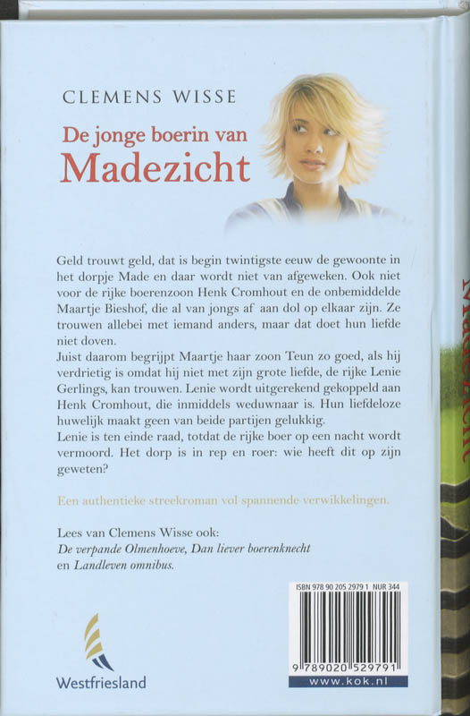 De jonge boerin van Madezicht achterkant