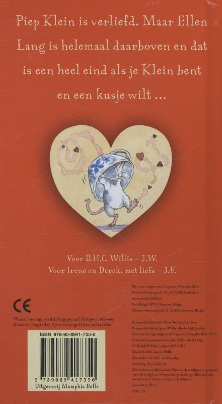 Nooit te klein om verliefd te zijn achterkant