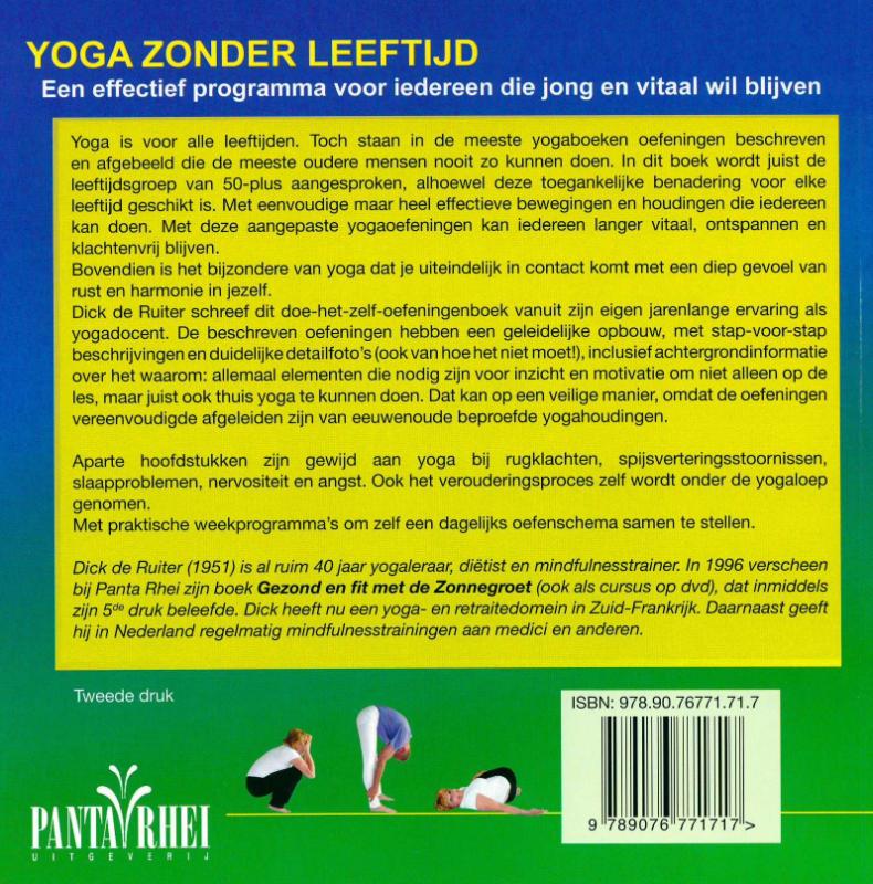 Yoga zonder leeftijd achterkant