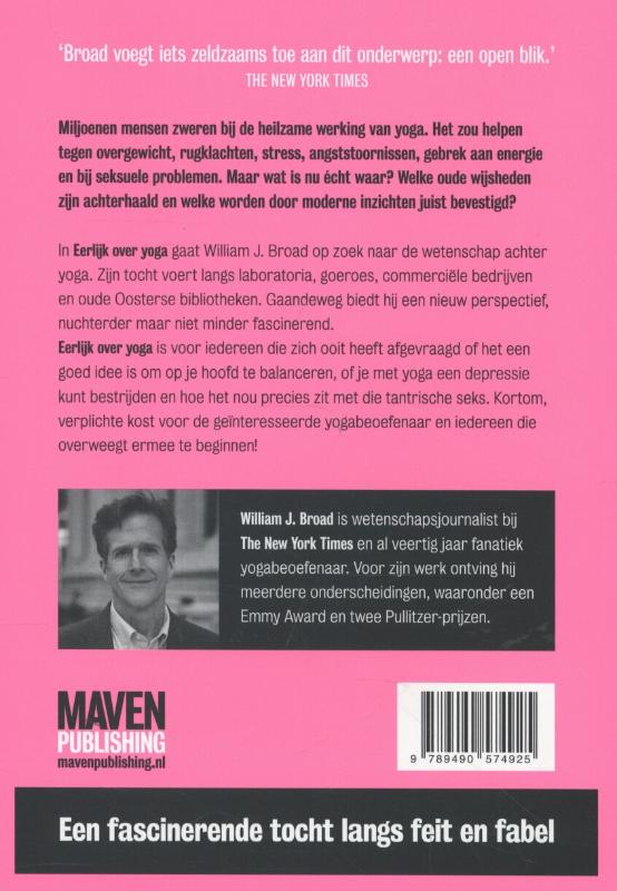 Eerlijk over yoga achterkant