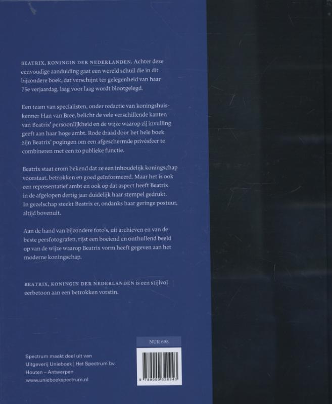 Beatrix, koningin der Nederlanden achterkant