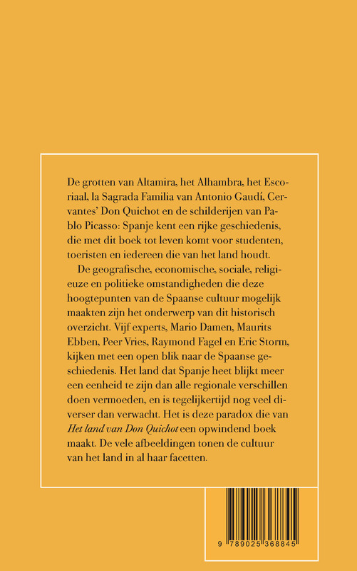 Het land van Don Quichot achterkant