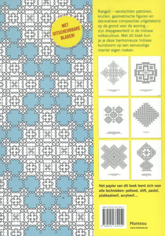 Van puntje tot puntje - Rangoli achterkant