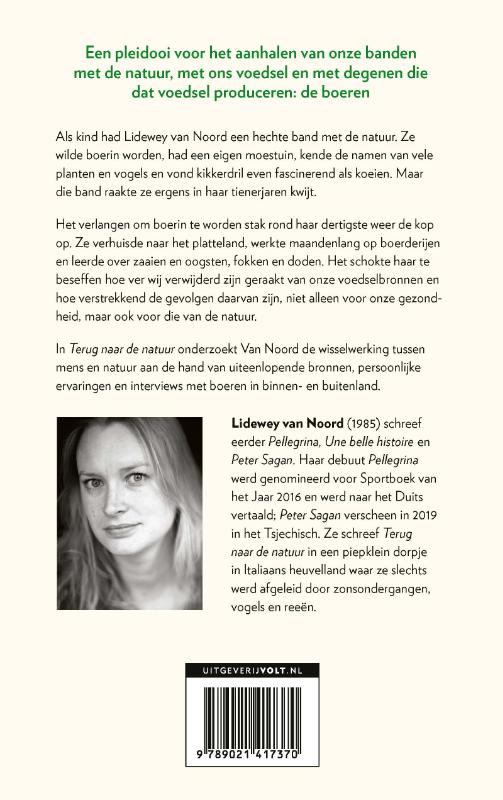 Terug naar de natuur achterkant