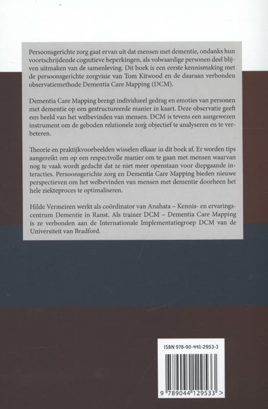 Dementie, het blikveld verruimd achterkant