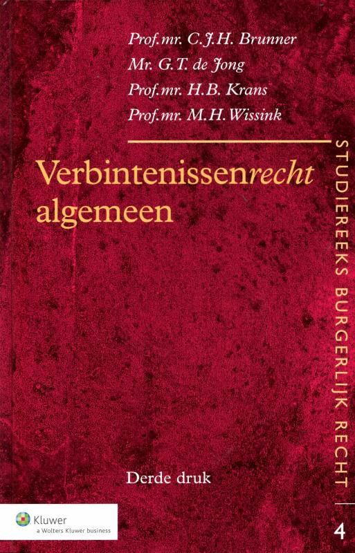 Verbintenissenrecht algemeen / Studiereeks burgerlijk recht / 4