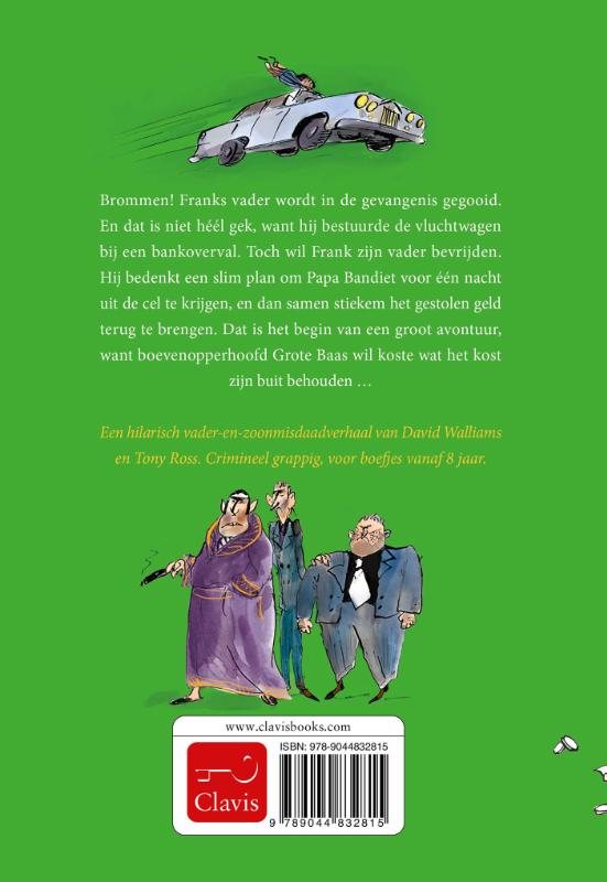 Papa bandiet achterkant