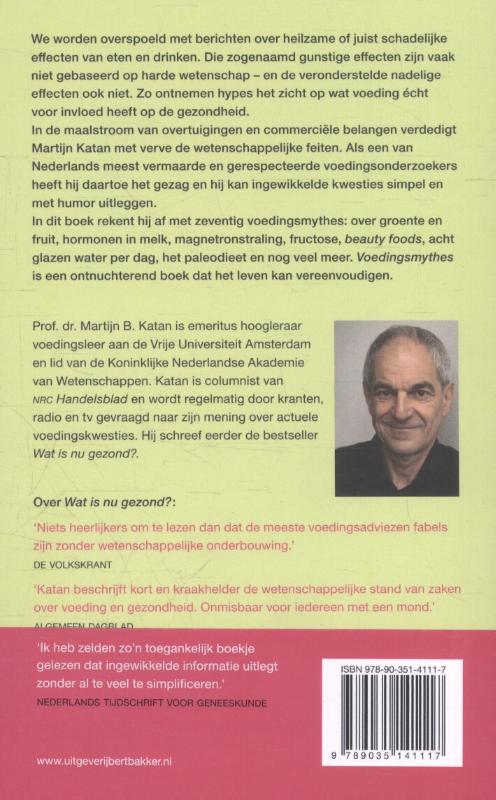 Voedingsmythes achterkant