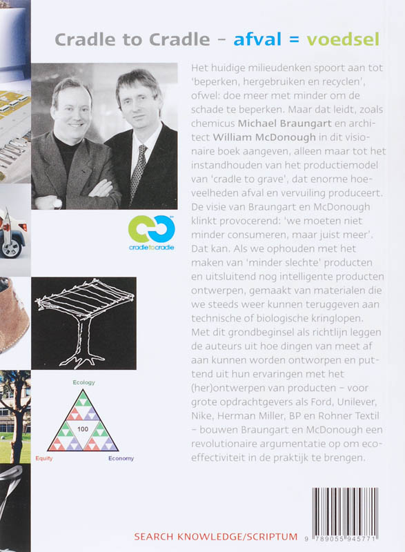 Cradle to Cradle: afval = voedsel achterkant