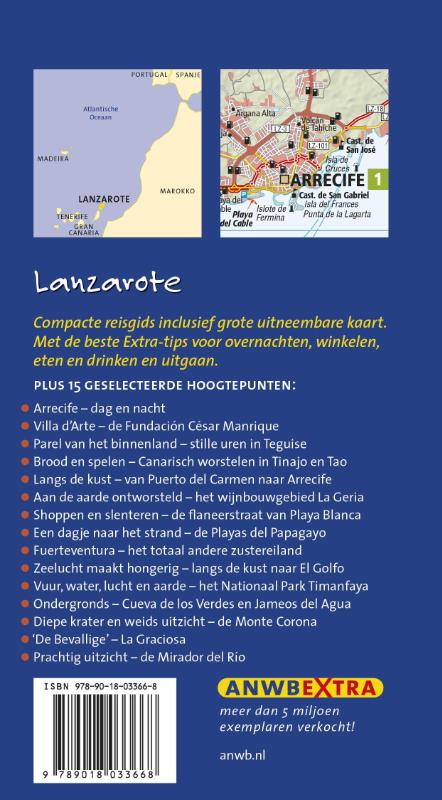 Lanzarote / ANWB extra achterkant