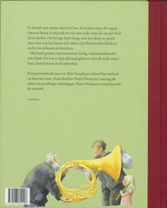 De Muzikant En Het Meisje achterkant