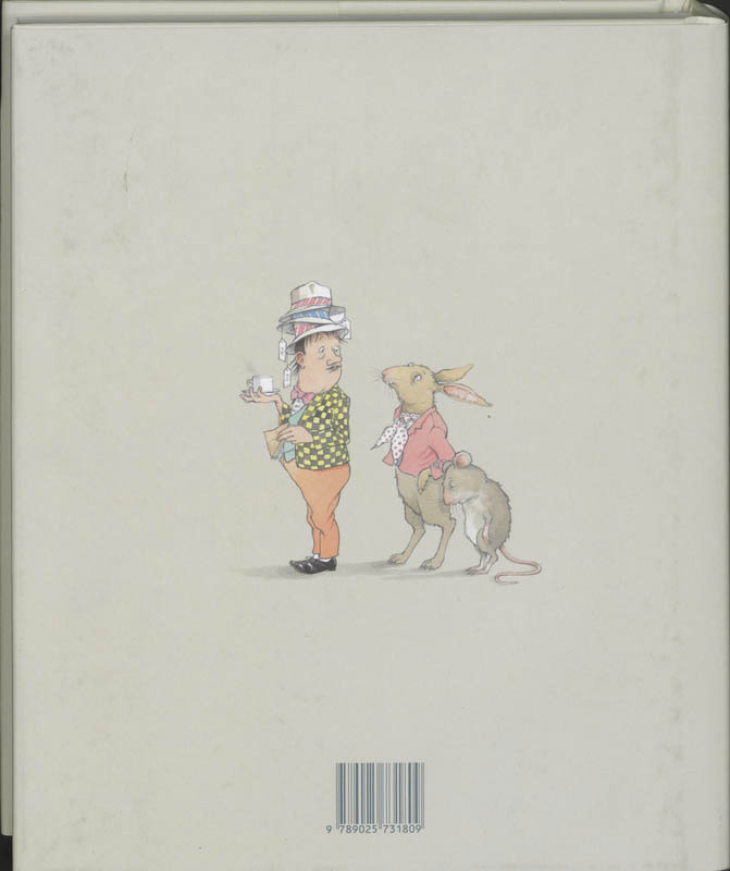 De avonturen van Alice in Wonderland achterkant