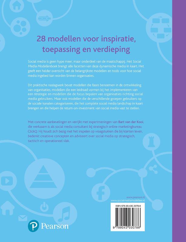 Het social media modellenboek achterkant
