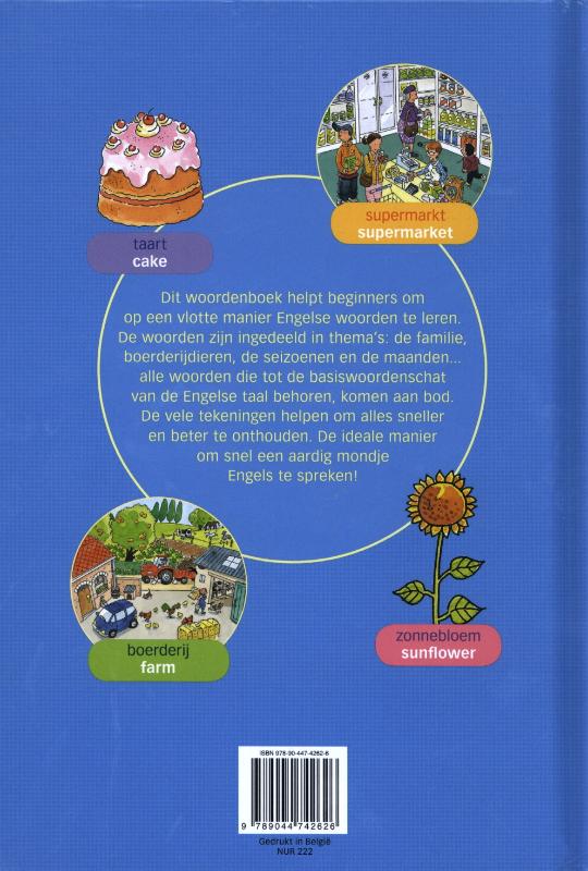 Engels leren voor kinderen achterkant