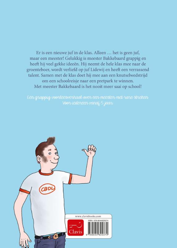 Meester Bakkebaard  -   Meester Bakkebaard achterkant