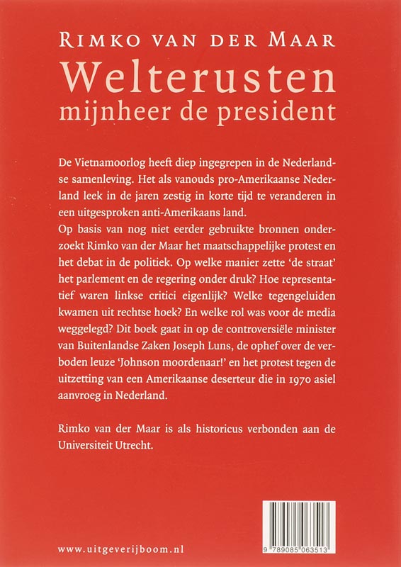 Welterusten, mijnheer de president achterkant