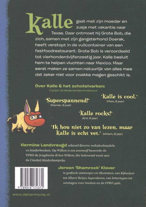 Kalle en de killercactus achterkant