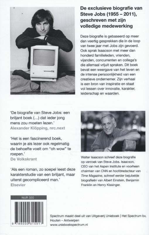 Steve Jobs achterkant