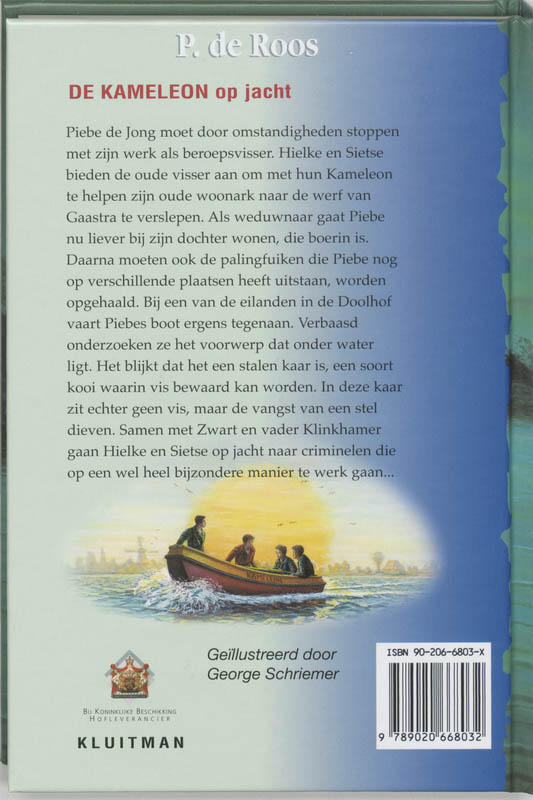 De Kameleon op jacht / Kameleon achterkant