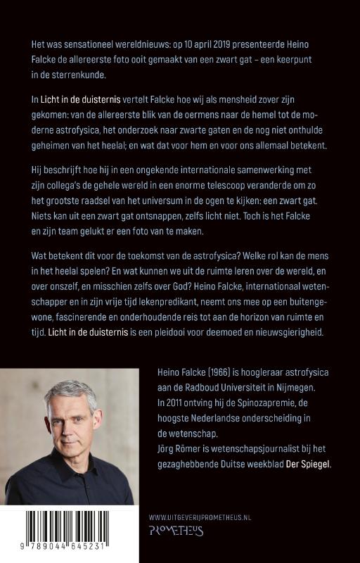 Licht in de duisternis achterkant