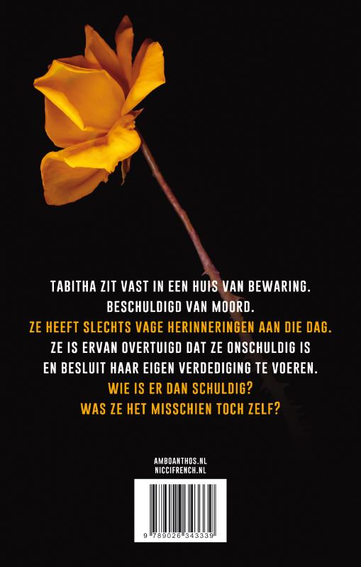 In hechtenis achterkant