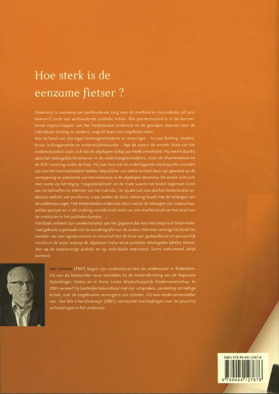 Hoe sterk is de eenzame fietser? achterkant