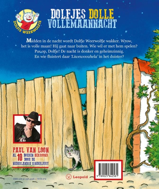 Dolfjes dolle vollemaannacht / Dolfje Weerwolfje achterkant