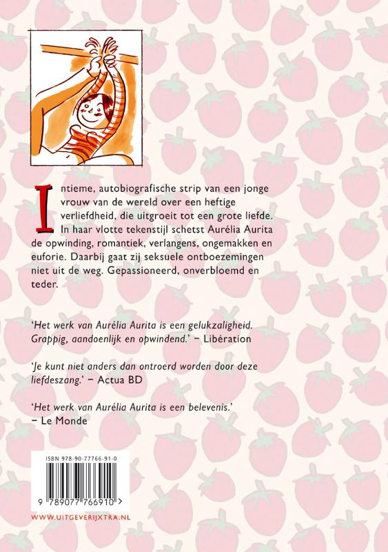 Aardbei en chocola achterkant