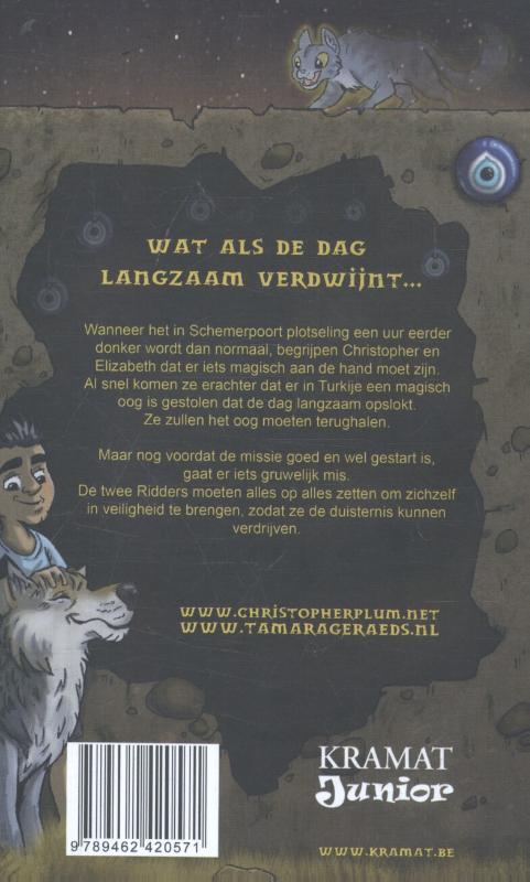 Christopher Plum en het oog der verschrikkingen / Christopher Plum / 2 achterkant