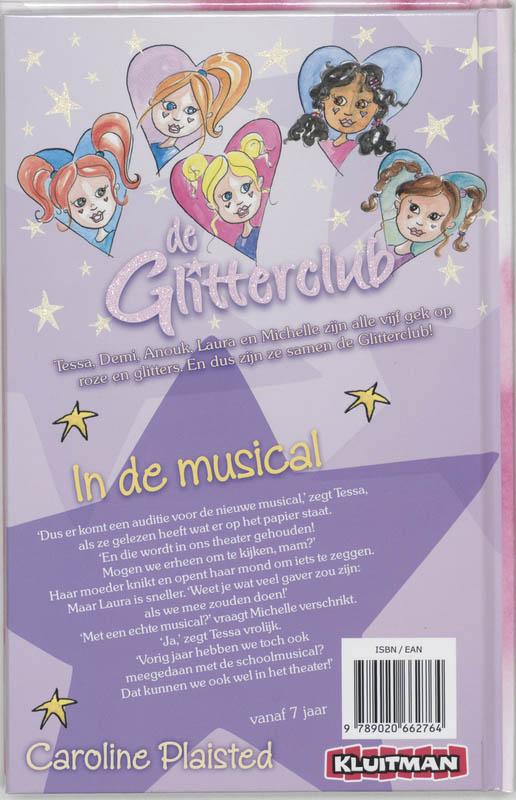 In de musical / De Glitterclub achterkant