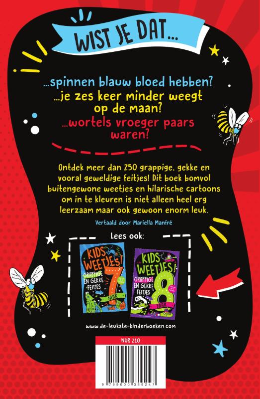 Grappige en gekke feitjes / 6 jaar / Kidsweetjes / 1 achterkant