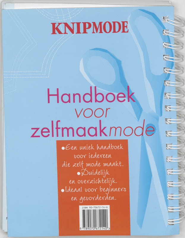 Knip mode handboek voor zelfmaakmode achterkant