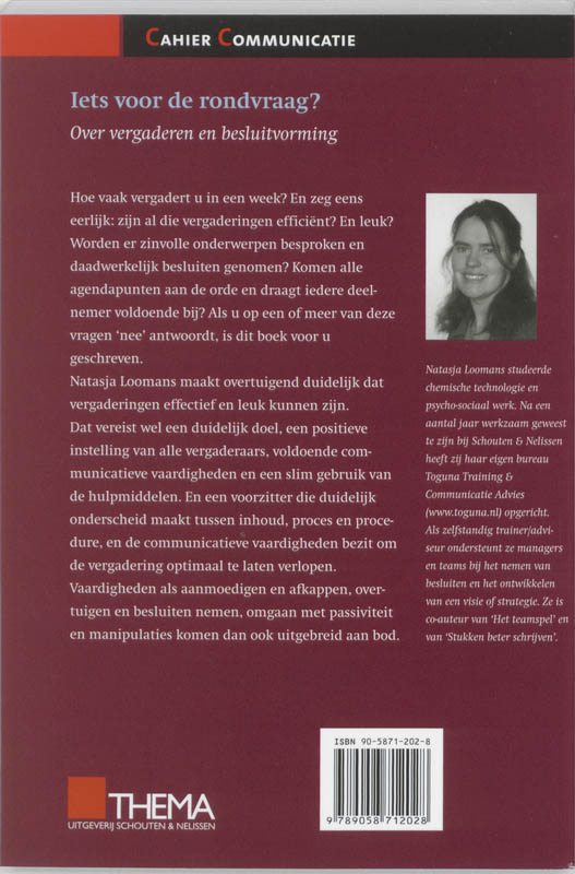 Iets voor de rondvraag? achterkant