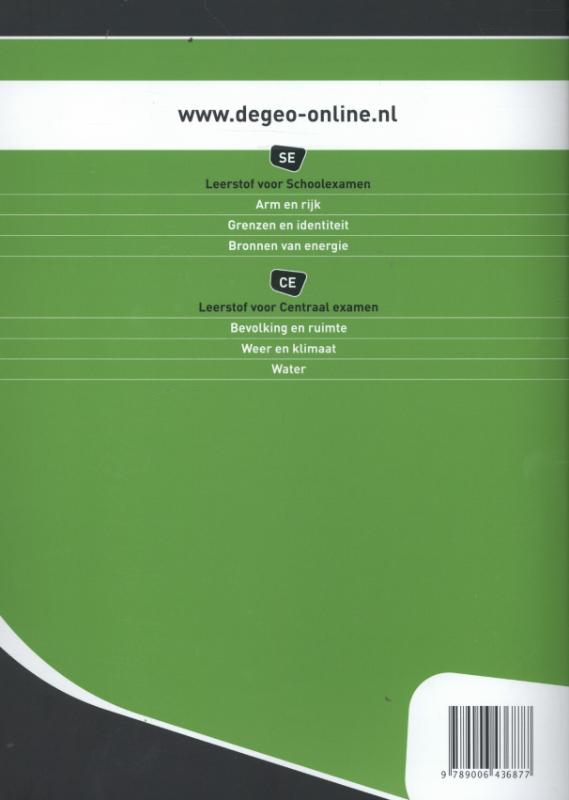 Weer en Klimaat / 3/4 vmbo-kgt CE / Werkboek / De Geo achterkant