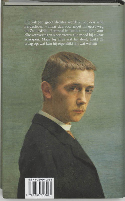 Portret van een jongeman achterkant