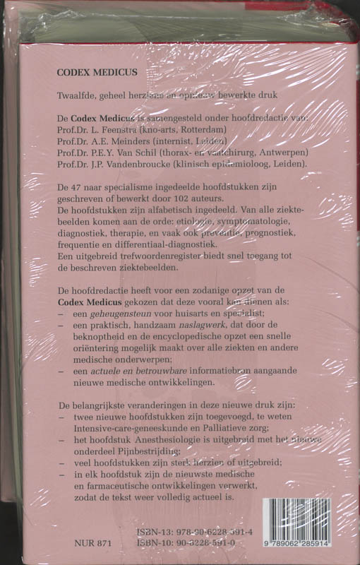 Codex Medicus achterkant