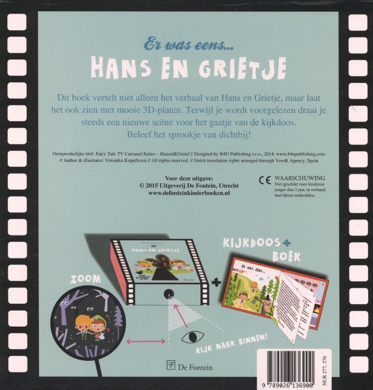 Er was eens... - Hans en Grietje achterkant