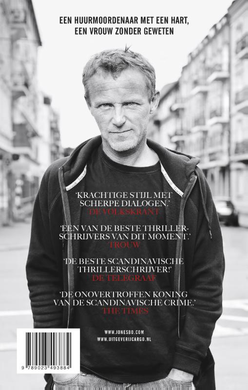 Bloed op sneeuw achterkant