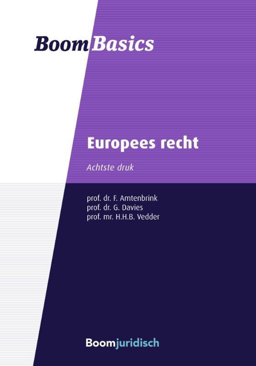 Europees recht / Boom Basics