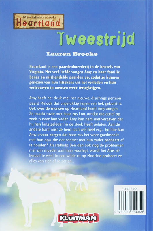 Tweestrijd / Paardenranch Heartland achterkant