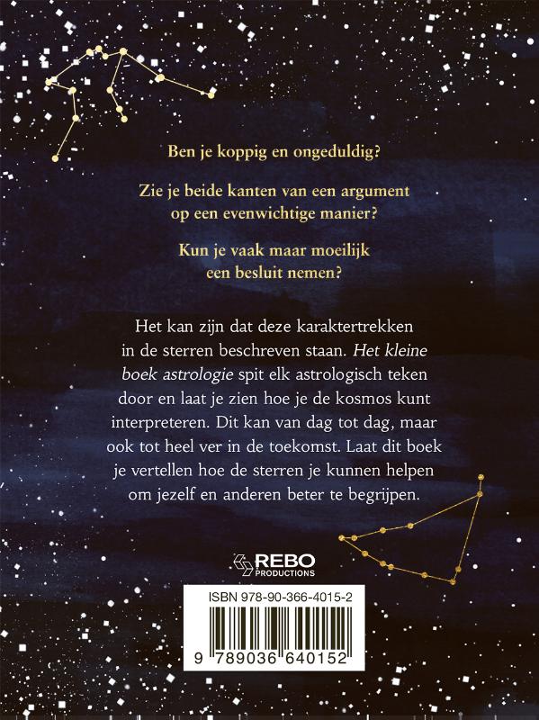 Astrologie - Het kleine boek / Het kleine boek achterkant