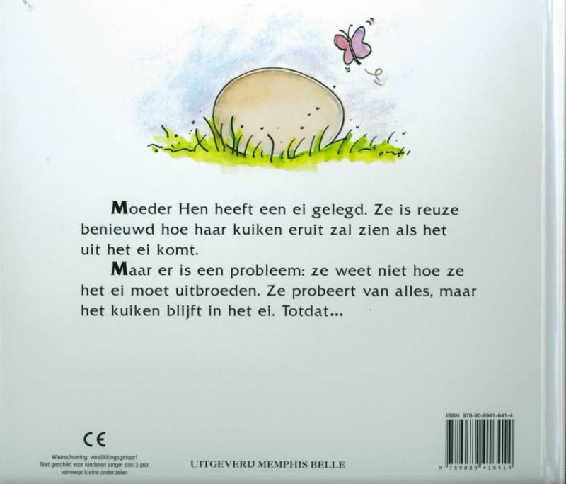 Kom uit het ei, kleintje achterkant